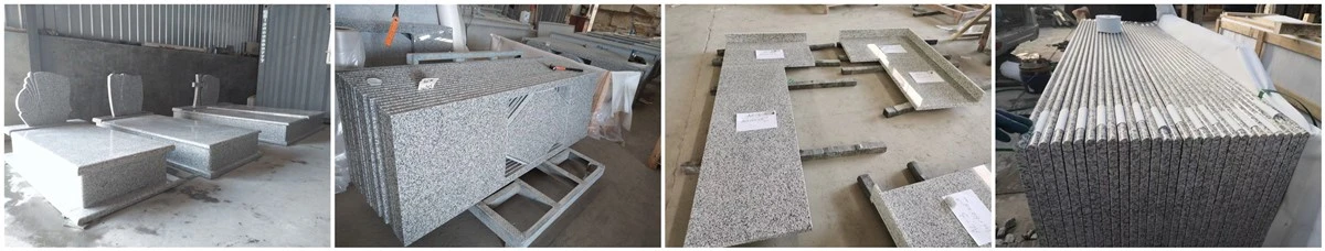 Ivory white granite tombstone and countertops Ivory white granite tombstone and countertops