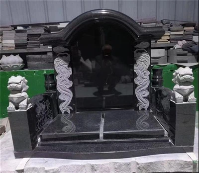 Siyah Granit Mezar Taşı Tasarımları