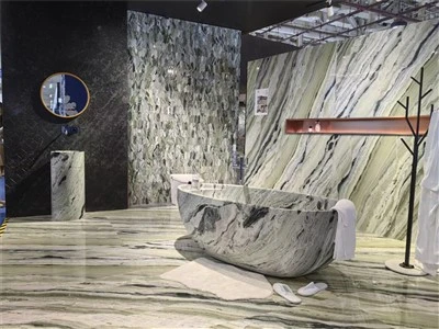 Taş Fayans Banyo Duvarı